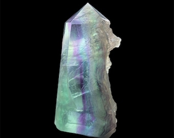 Fluorite Tower Raw Edge