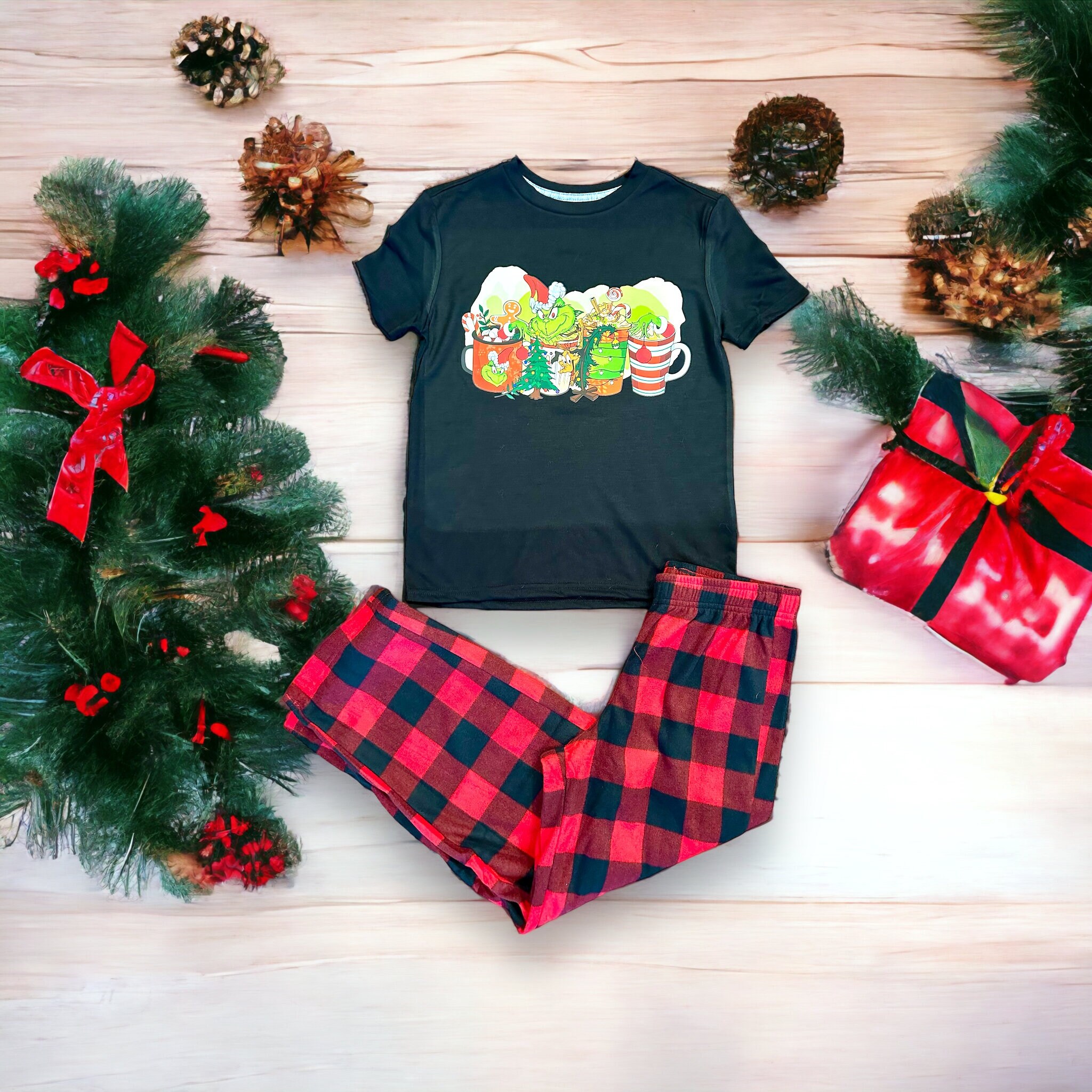 Etsy grinch online pajamas