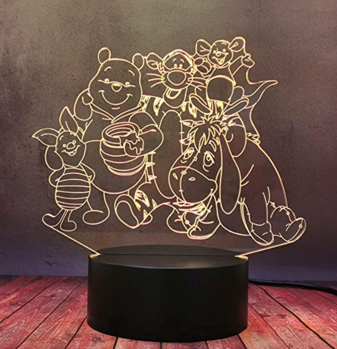 Wunderschne Winnie Pooh Lampe Bild