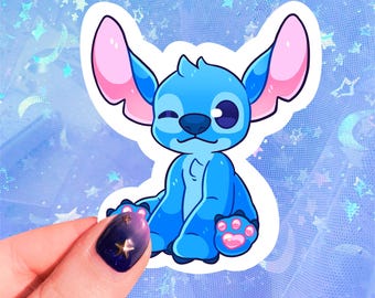 Stitch Sticker: 3 Inch Vinyl Decal for Laptops, Water Bottles