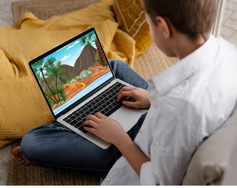 Editable Kids Quiz Puzzle Game Template Interactive PowerPoint for Classroom and Homeschool