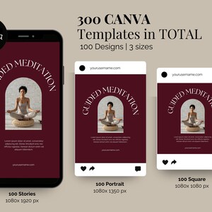 Luxury Social Media Templates Canva Coaching Instagram - Etsy