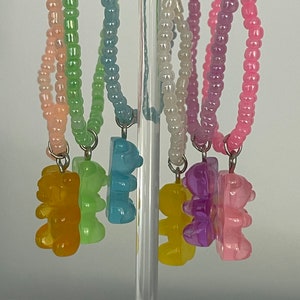 Gummy Bear Bracelet | Bear Bracelet | Teddy Bear Bracelet | Young Girls Bracelet | Little Girls Bracelet | Girls Gift | Gummy Bear Charm