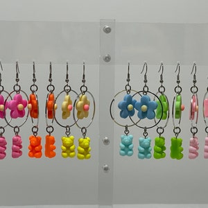 Gummy Bear Earrings | Earrings Dangle | Girls Earrings | Cute Gummy Bear Earrings | Girls&#39; Earrings | Young Girls Earrings | Cute Earrings