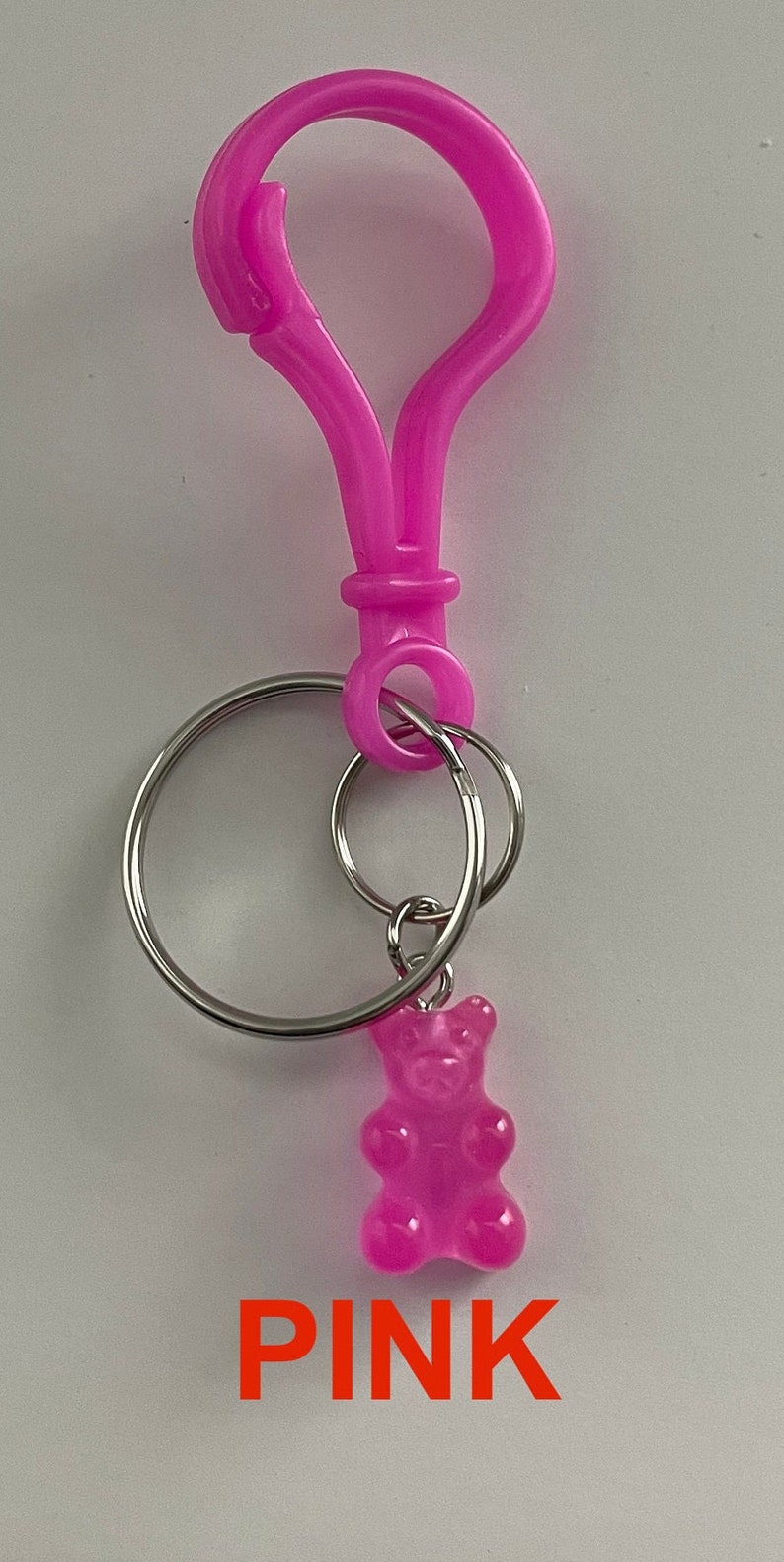 GUMMY BEAR Keychains Keychains for Kids Cute Keychains Keychains Charms Keychains Clips