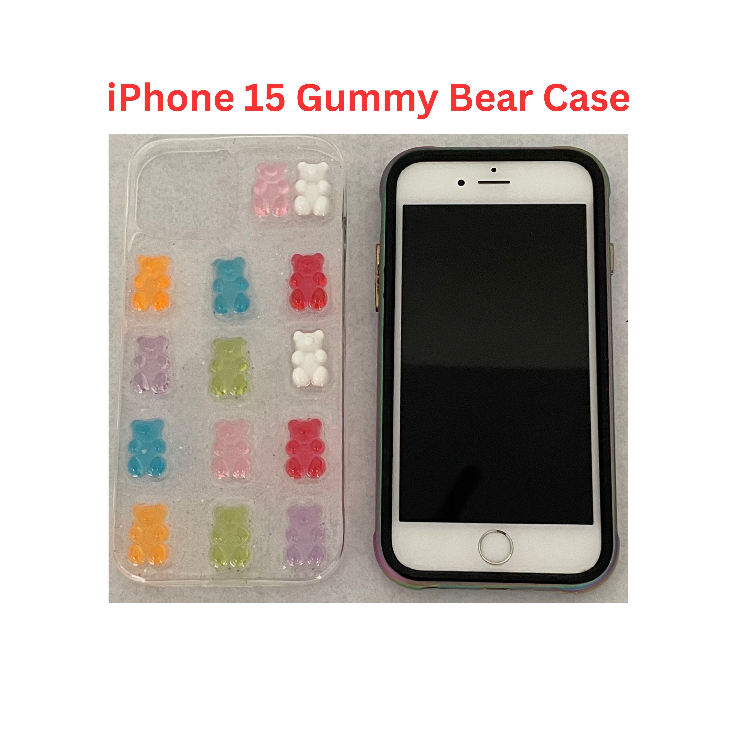 Gummy Bear iPhone 15 Case | Clear Phone Case iPhone 15 | Kawaii iPhone 15  Case | iPhone 15 Cute Case | iPhone 15 Kawaii Case | iPhone 15 - Etsy