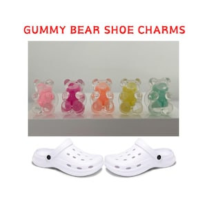 Gummy Bear Shoe Charms  | Gummy Bear Charms for Shoes | Bear Charm Clips | Fun Shoe Charms | Gummy Bear Shoe Clips | Cute Shoe Charms
