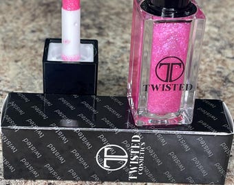 Watermelon Shimmer Lip Gloss: PH Color Change, Vegan, Cruelty-Free
