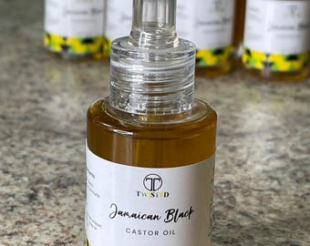 Jamaican Black Castor oil- Pure, Raw & Unrefined Natural Hair Growth Oil/Serum 30mL