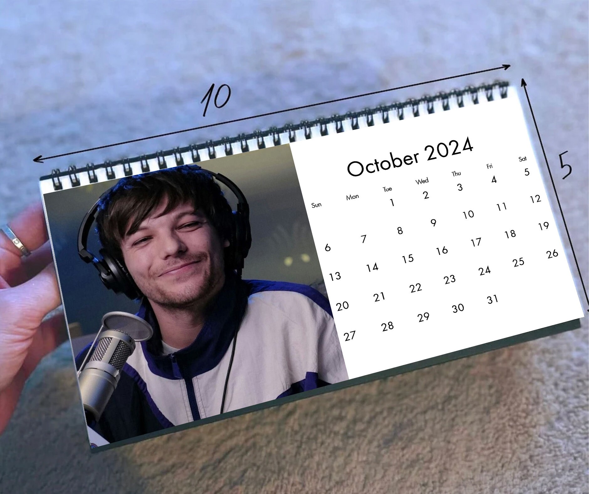 Calendrier De Bureau Louis Tomlinson 2024, Calendrier Des Célébrités