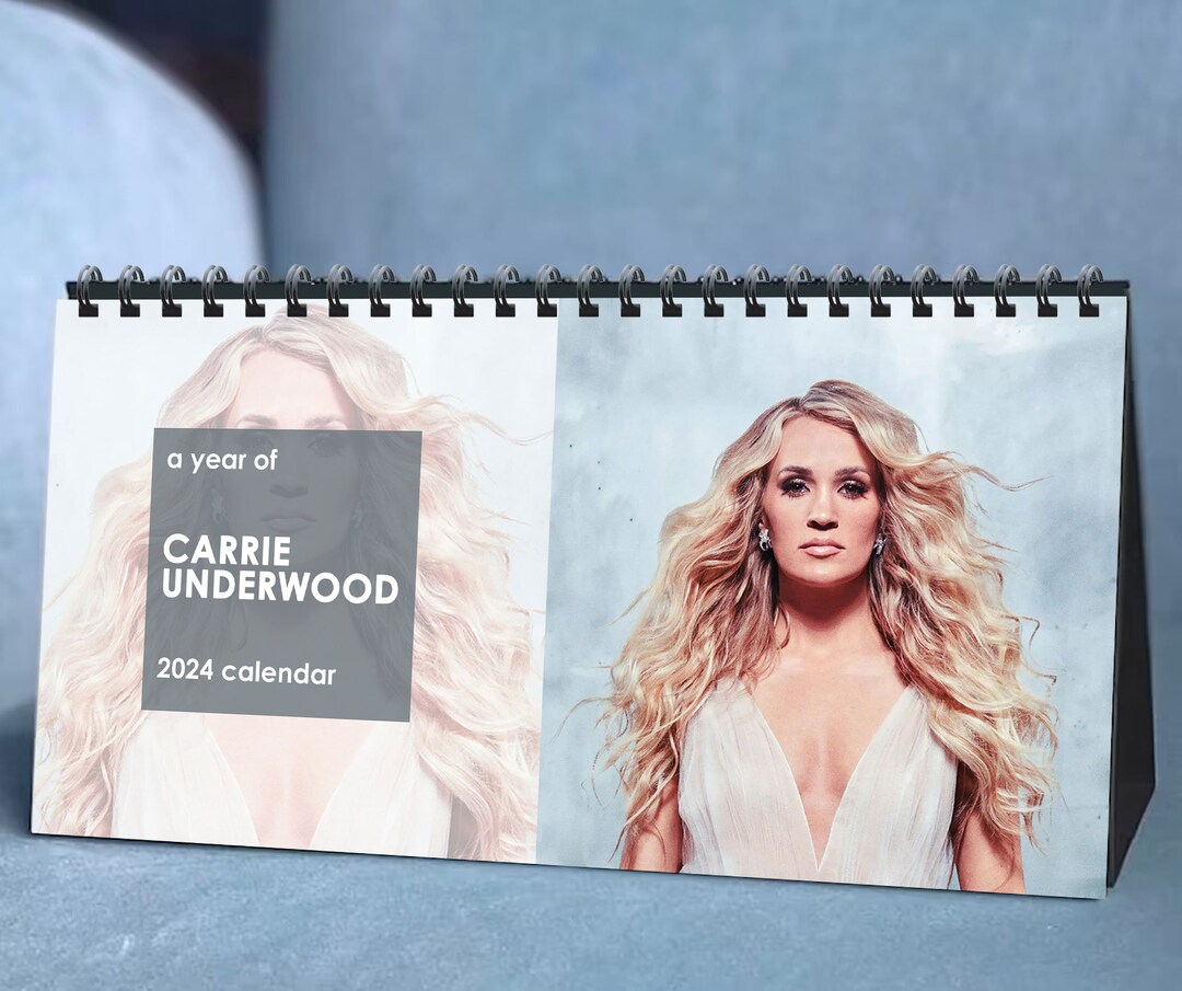 2024 Carrie Underwood Calendar 2024 Desk Calendar Celebrity Etsy Canada