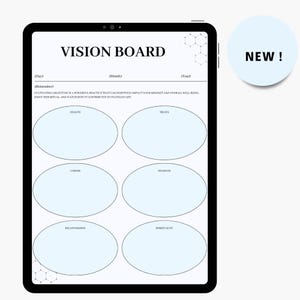 VISION BOARD BOOK, 2025 Vision Book, Dream Vision, Vision Workbook, Vision Journal, Vision Bundle, Custom Vision, editable vision book