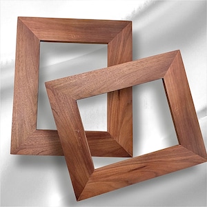 handcrafted cherry wood 8x10 frame. Handmade wooden picture frame