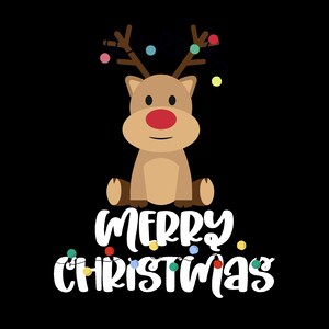 Merry Christmas with Reindeer