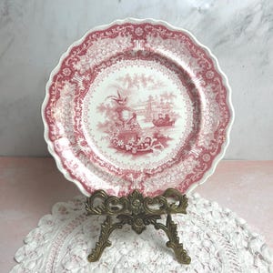 Rare Ralph Hall Plate, 8” Carolina pattern circa 1814