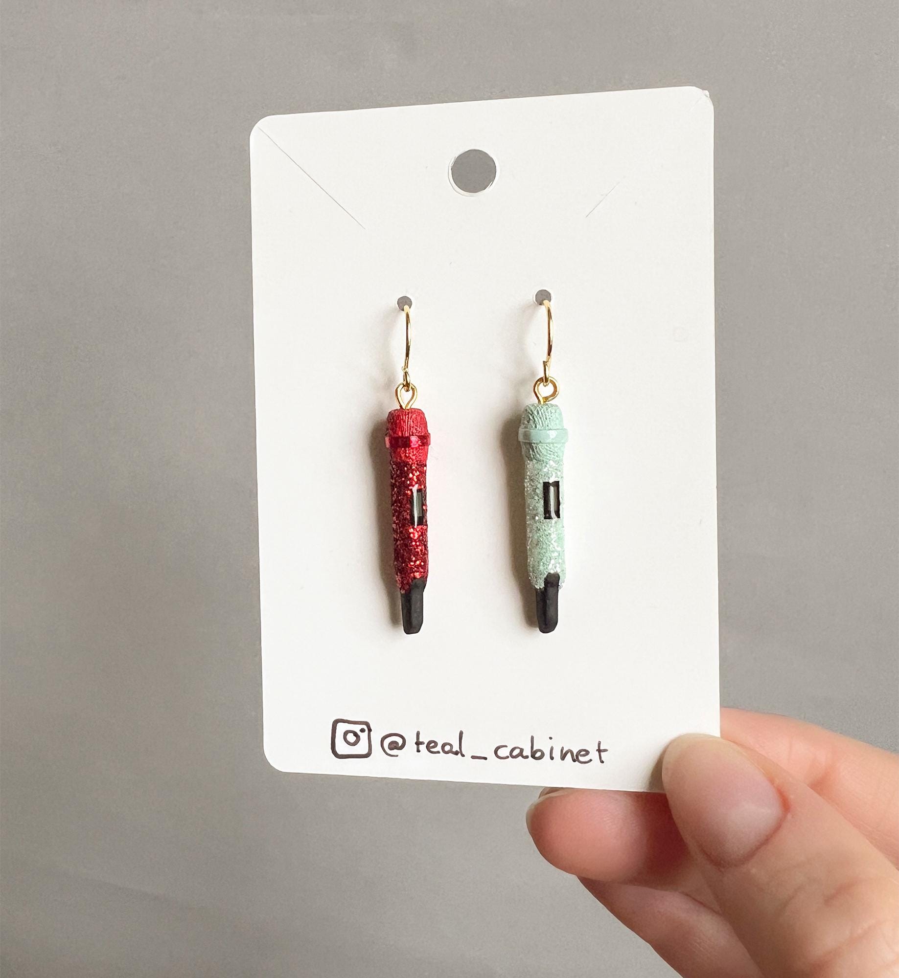 BTS J-hope Earrings With Mini Microphones - Etsy