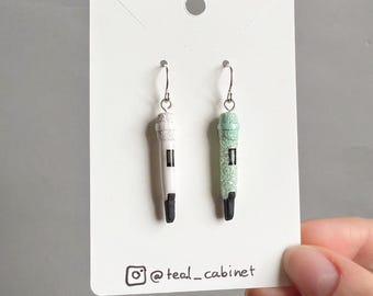 BTS J-hope Earrings With Mini Microphones - Etsy