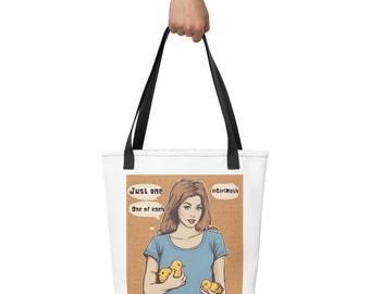 Girl Math, Farm Girl, Chickens. Tote bag