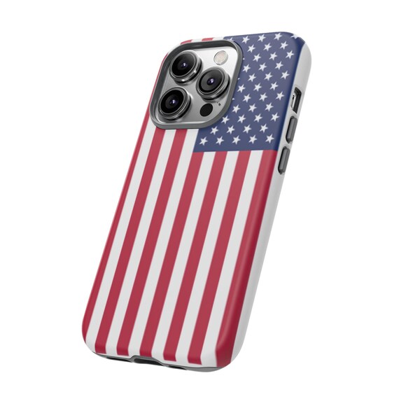 Phone Case, USA Flag Inspired Tough Case for Mobile Phone, Patriotic Phone  Cover, American Flag Phone Protector, Independence Day Gift,