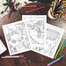 Genesis 5, 6 and 7 Bible Story Coloring Pages Printable: Adam's ...