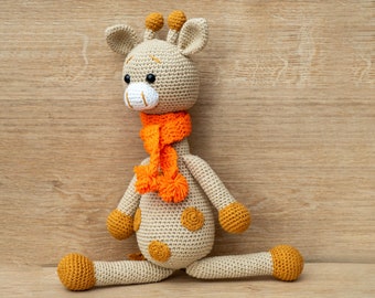 Crochet Giraffe - Amigurumi Toy for Baby – Crochet Stuffed Giraffe Toy - Sleep Friend - Crochet Animal - Amigurumi Giraffe - Joy Toy