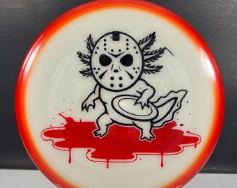 Axiom Eclipse (Glow) Envy - Custom Dyed Disc - Brand New Halloween Themed Original Stencil