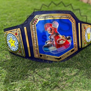 Mariokart 8 Deluxe Championship Belt: Leather Legend Model Trophy