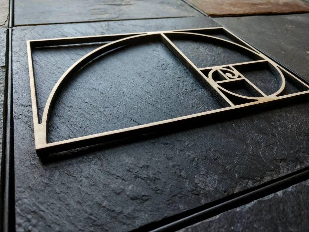 Fibonacci Golden Ratio Wall Decor, Design Wall Art. - Etsy