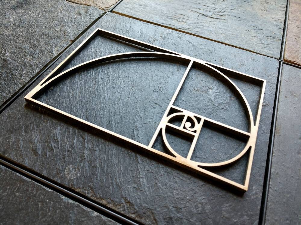 Fibonacci Golden Ratio Wall Decor, Design Wall Art. - Etsy