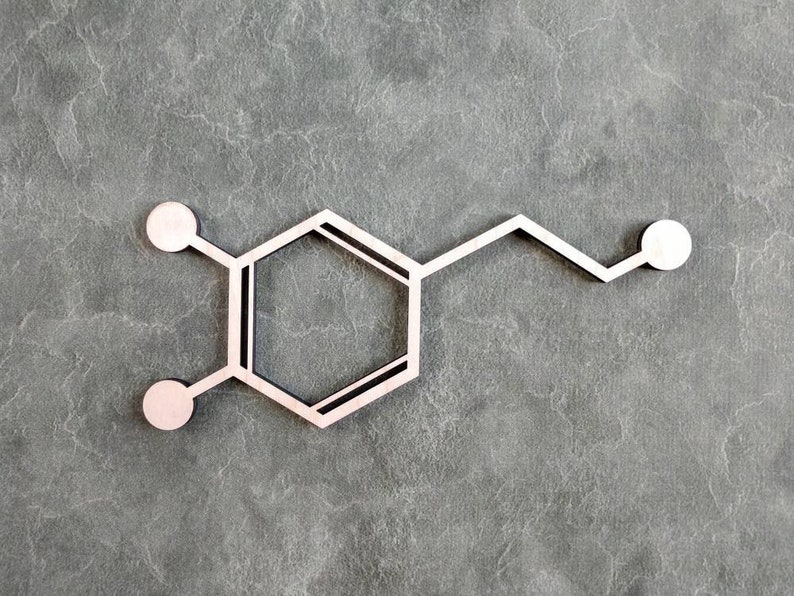 Dopamine Wall Decor, Dopamine Wall Decore Contemporary Molecule Art ...
