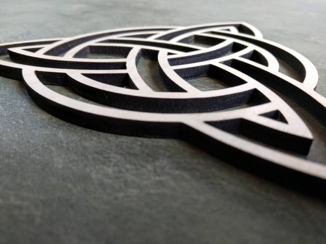Celtic Knot, Irish Wall Decor, Trinity Wall Art, Celtic Decor, Infinite