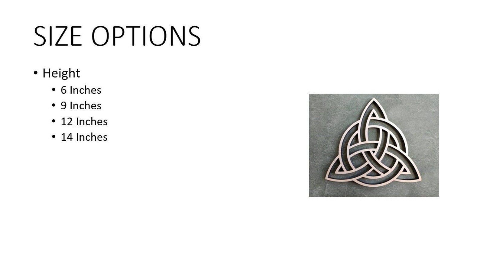 Celtic Knot, Irish Wall Decor, Trinity Wall Art, Celtic Decor, Infinite