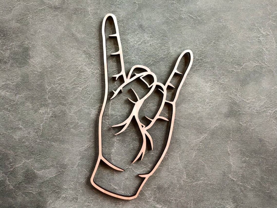 Rock and Roll, Rock and Roll Hand Sign Rock and Roll Hand Gesture Sign ...