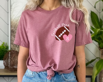Custom Football Shirt, Football Mom Shirt, Football Life, Gift for Sports Mom, Gift for Sports Player