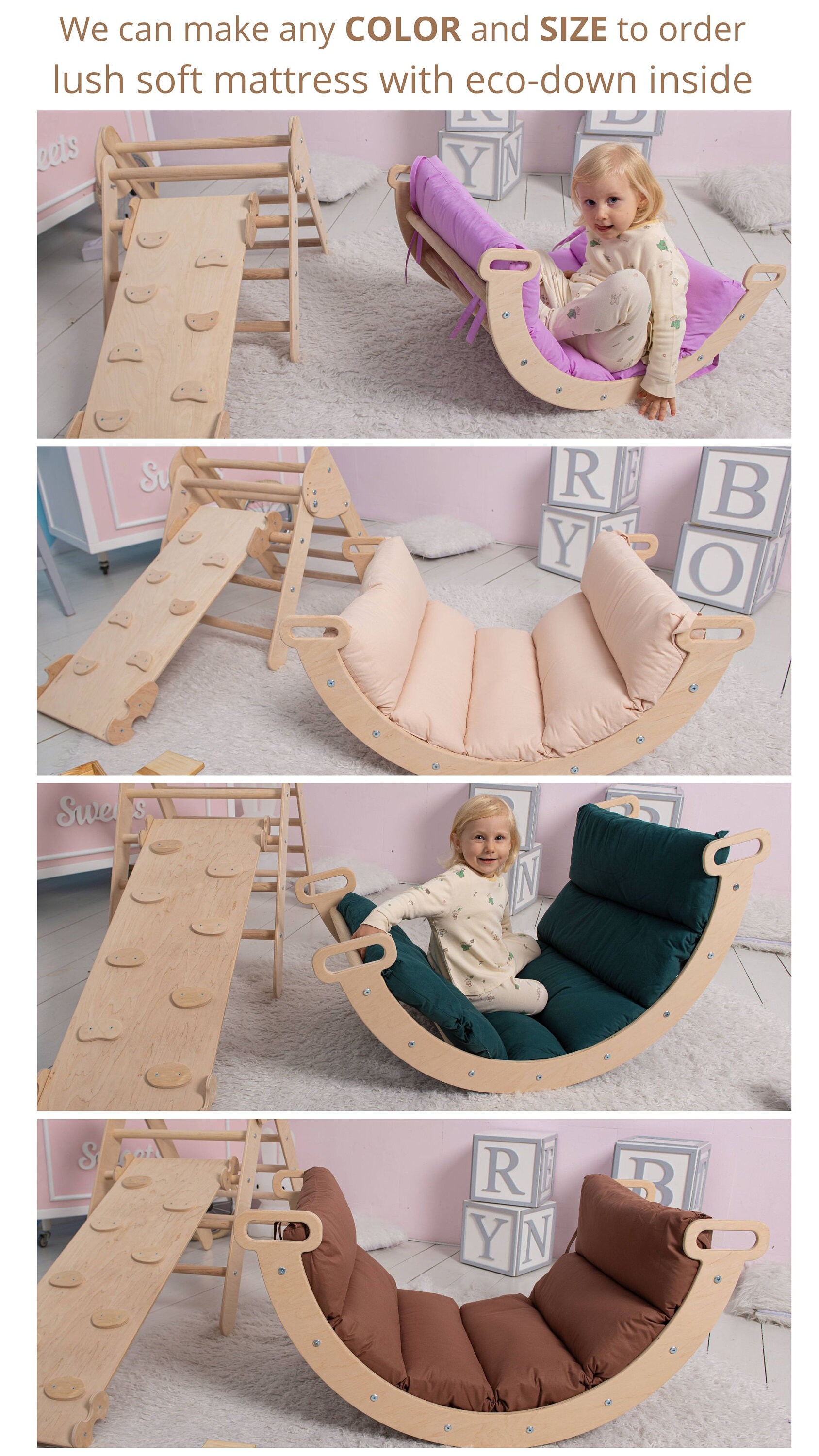 Pikler Arch Pickler Triangle Montessori Toys Triangle - Etsy