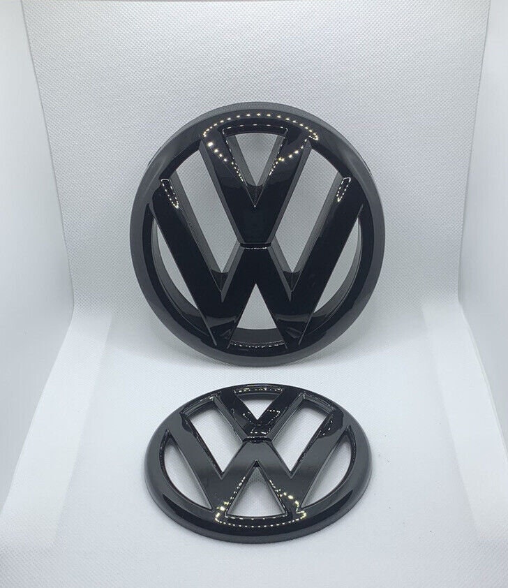 VW Zeichen Schwarz Vorne Tiguan 2 AD1 ACC Faceliftmodell Emblem R-Line R  Hybrid