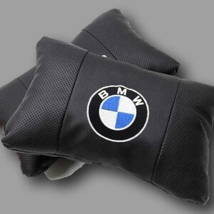 Pas de logo - Appui tête de voiture avec coussin pour BMW