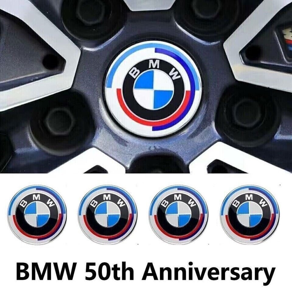 4X Cache Moyeu BMW 68mm Auto Clipser Jante Centre De Roue Enjoliveur Logo  NEUF