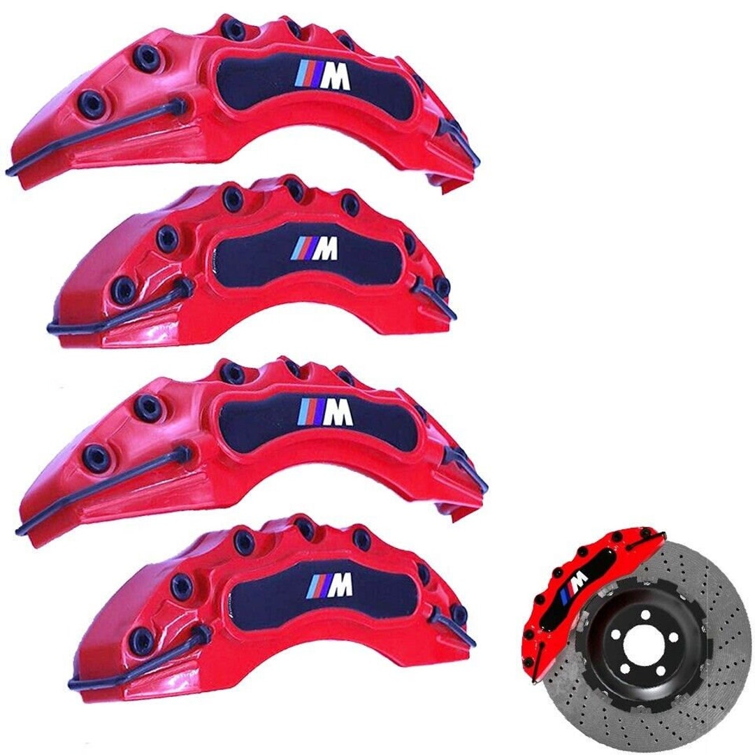 4x Red BMW M 1 3 5 7 X3 X5 Car Disc Brake Caliper Cover Durable - Etsy ...