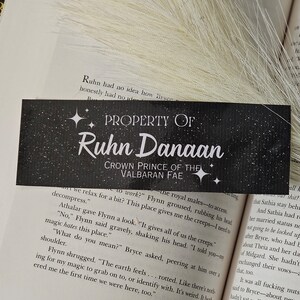 Property of Ruhn Danaan CPOTVF - Crescent City - Bookmark