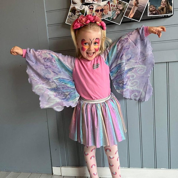 Magical Fairy Wings Shirt for kids/children, Dress Up Toy Costume Fairy Wings for girls/boys, high quality, organic & machine washable