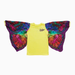 Dancing Butterfly Wings Shirt for kids/children, Dress Up Toy Costume Butterfly Wings for girls & boys, quality, organic, machine washable image 2