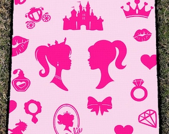 Barbie Golf Towel 16 x 24