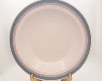 Vintage Pfaltzgraff Aura Pink 10.5&quot; Pasta Bowls, 1980s
