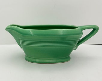 Vintage Homer Laughlin Harlequin Gravy Boat - 1950s Kitchenware