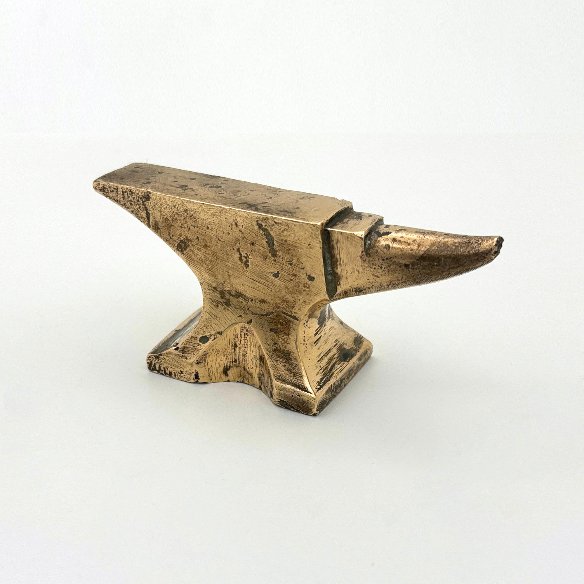 US brass Anvil　真鍮オブジェ Brass Anvil Ornament - Etsy