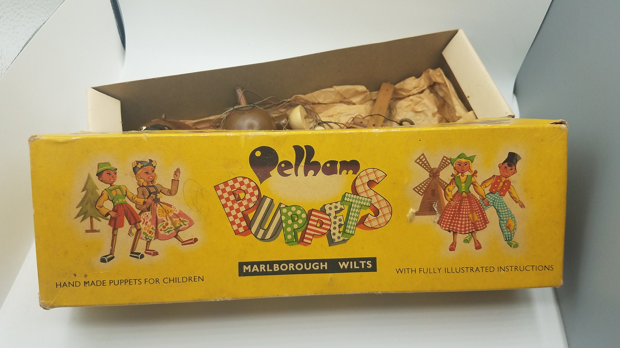 Vintage Pelham Bengo Hand Made Boxer Dog Puppet England Etsy