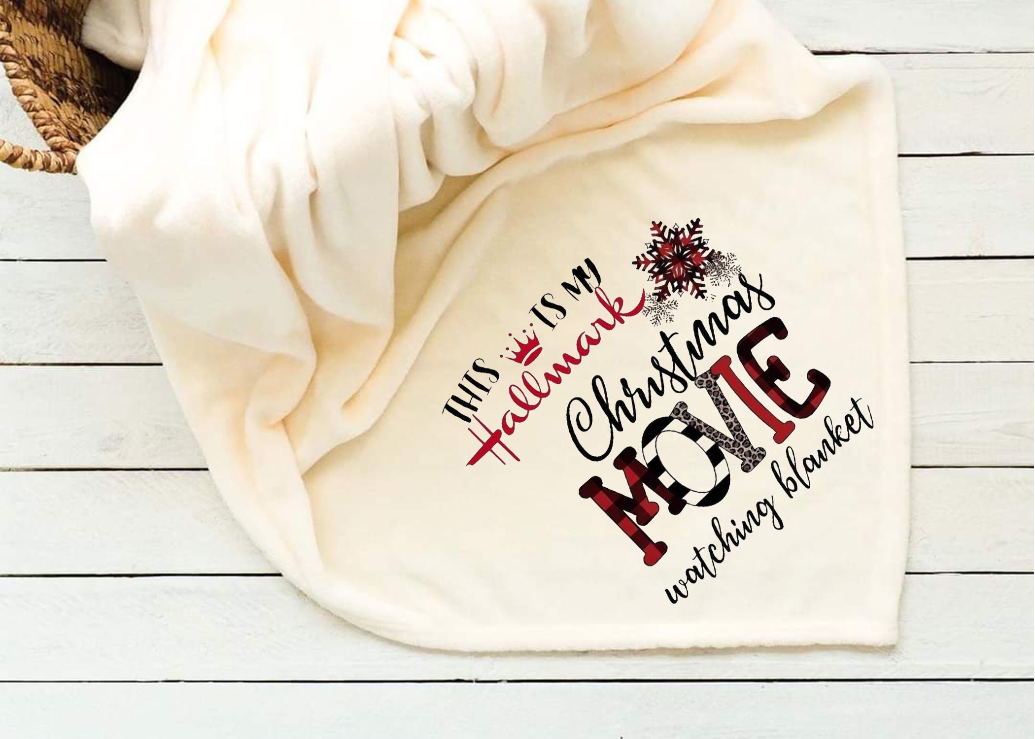 This is My Hallmark Christmas Movie watching Blanket Christmas Blanket Hallmark Movie Blanket Etsy