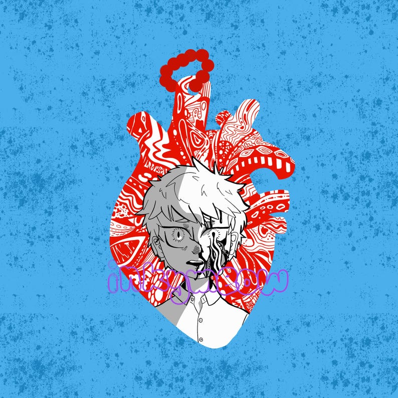 keychain featuring the summer hikaru died character hikaru