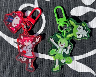 Kasane Teto and Zundamon 2.5” Buddy Keychains